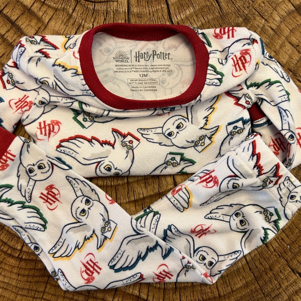 ‼️NWOT: Harry Potter Baby 2 Piece Pajama Set - 12 M - Picture 5 of 5